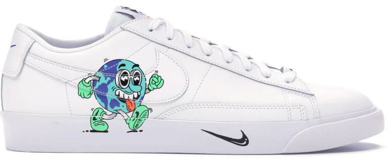 Giày Nike Steven Harrington x Blazer Low Flyleather QS ‘Earth Day’ CI5546-100