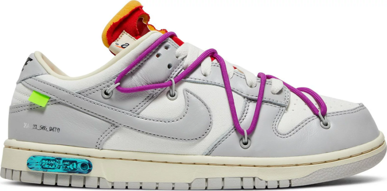 Giày Nike Off-White x Dunk Low ‘Lot 45 Of 50’ DM1602-101